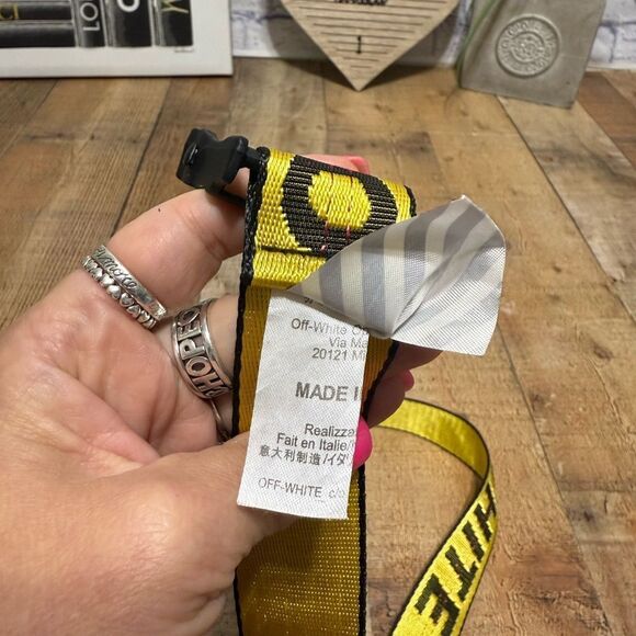 Off-White classic industrial belt